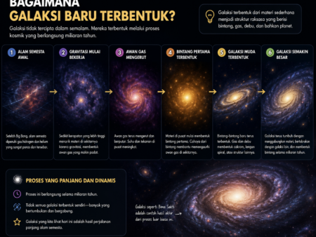 Bagaimana Galaksi Baru Terbentuk?