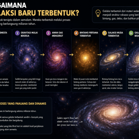 Bagaimana Galaksi Baru Terbentuk?