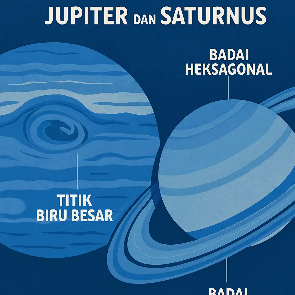 Fenomena Aneh di Jupiter dan Saturnus