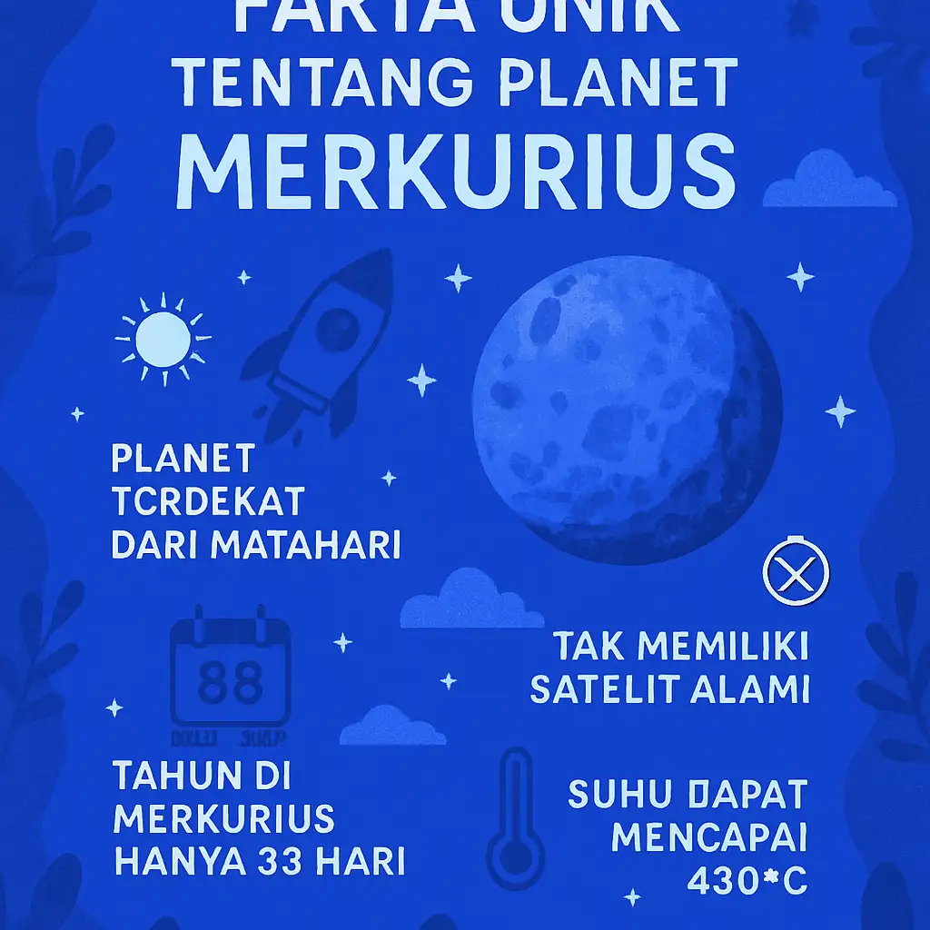 Fakta Unik tentang Planet Merkurius